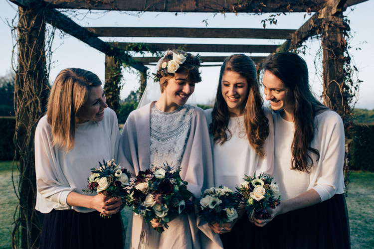 Needle & Thread Zara Bridesmaids Heartwarming Festive Winter Wedding http://www.nikkivandermolen.com/
