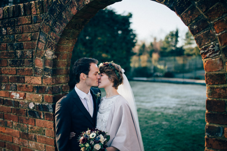 Needle & Thread Separates DKNY Suit Heartwarming Festive Winter Wedding http://www.nikkivandermolen.com/ 