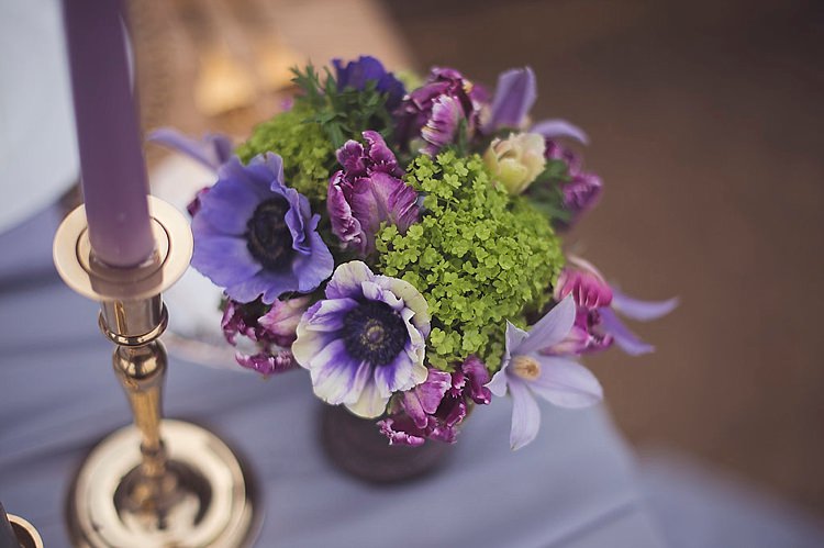 Flowers Decor Lilac Purple Green Violet Spring Luxe Wedding Ideas http://www.katieingram.co.uk/