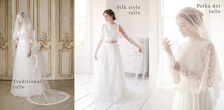 Wedding Veil Tulle Guide Bridal Accessory Inspiration Ideas Britten