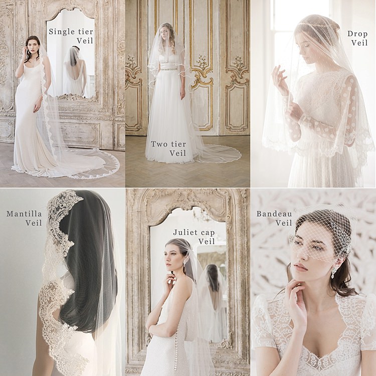 Wedding Veil Types Names Bridal Accessory Inspiration Ideas Britten