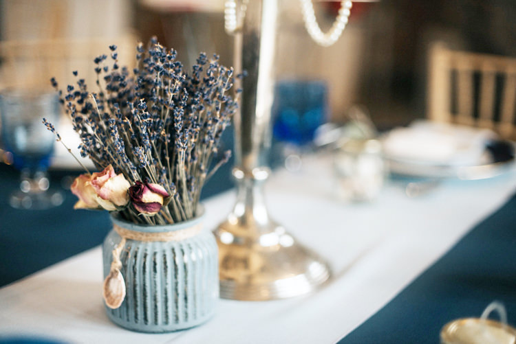Lavender Vase Jar Bohemian Mermaid Wedding Ideas https://www.elizaclaire.com/