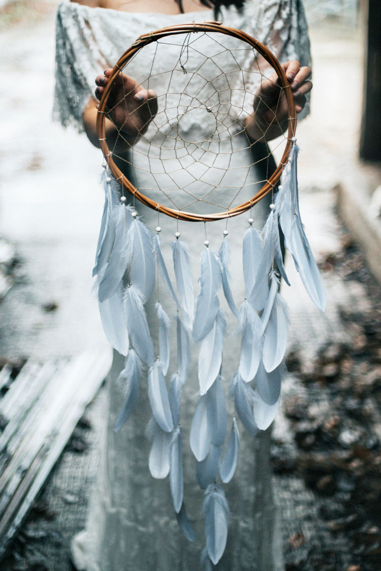 Dream Catcher Bohemian Mermaid Wedding Ideas https://www.elizaclaire.com/