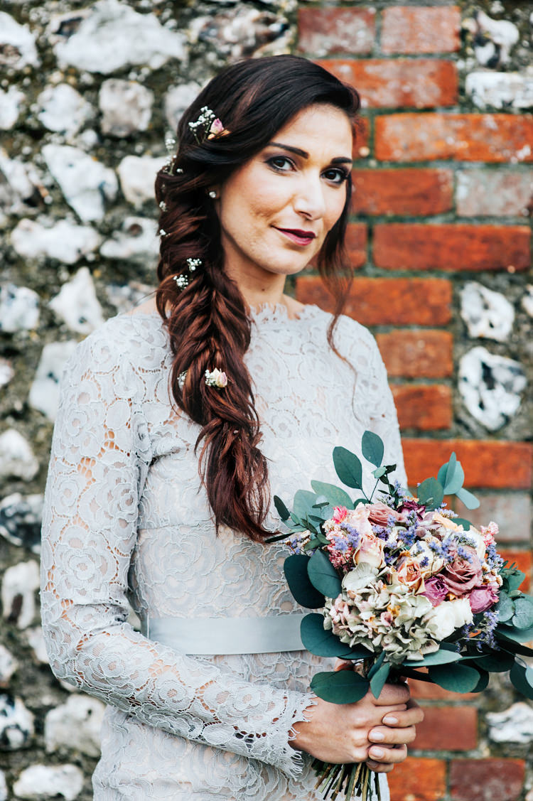 Hair Bride Bridesmaid Plait Braid Long Style Bohemian Mermaid Wedding Ideas https://www.elizaclaire.com/