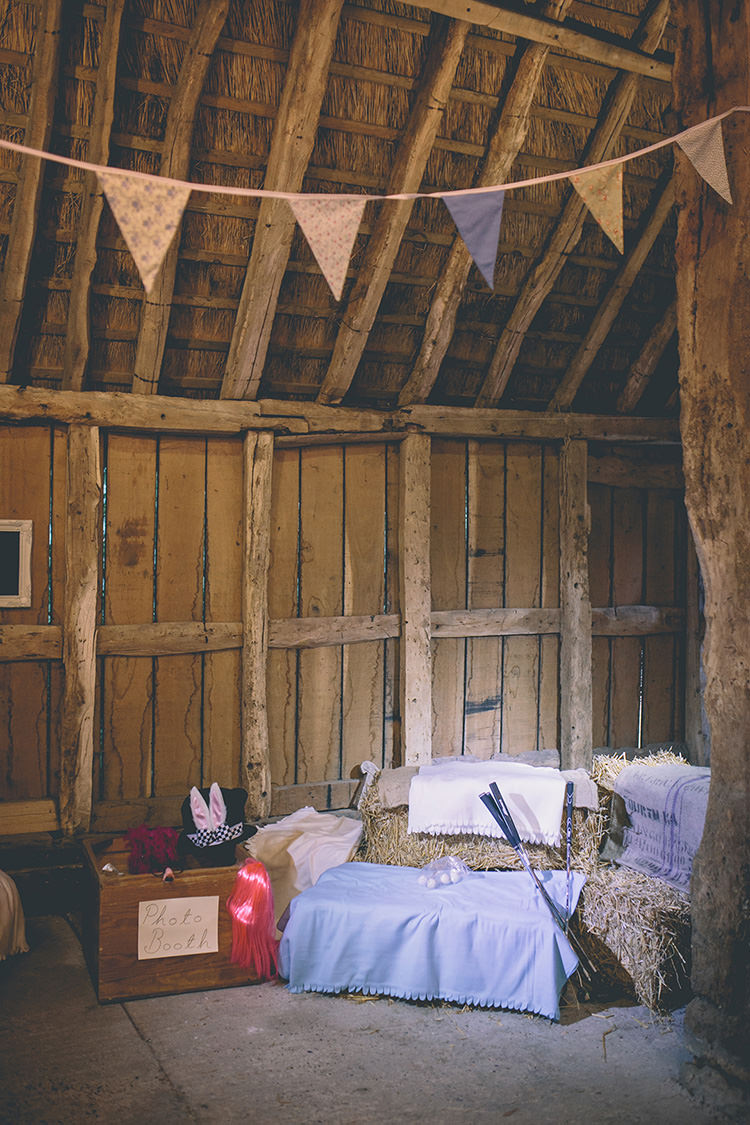 Photo Booth Hay Bales Props Bunting Homespun Fun Country Barn Wedding http://storyandcolour.co.uk/
