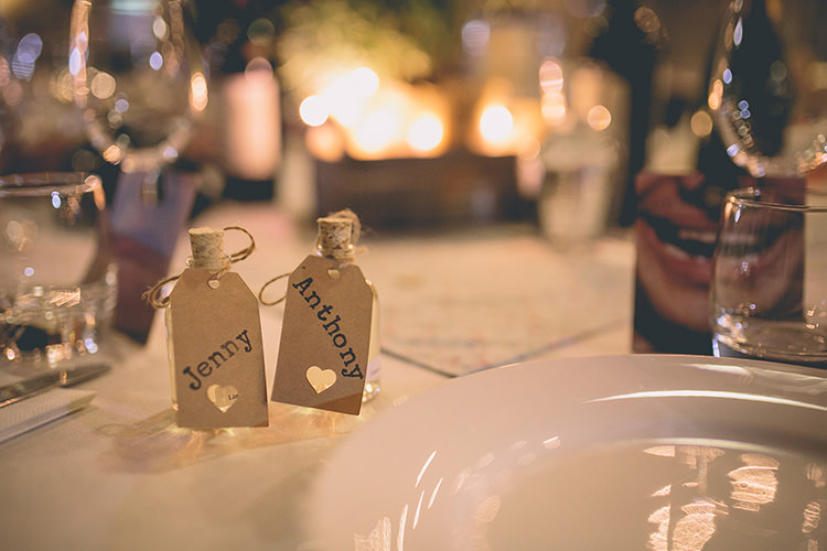 Mini Drink Bottle Favours Place Names Homespun Fun Country Barn Wedding http://storyandcolour.co.uk/