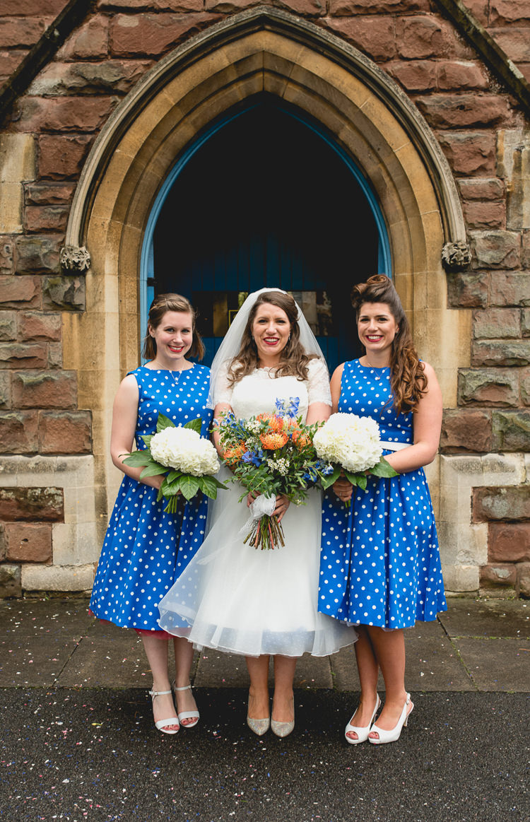 50s inspired bridesmaid dresses 1950s Wedding Dress,Rockabilly A-line Wedding Dresses – jkprom main image 1