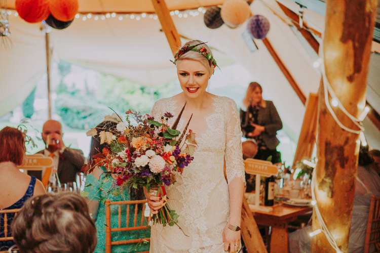 Autumn Weekend Extravaganza Tipi Wedding http://bloomweddings.co.uk/