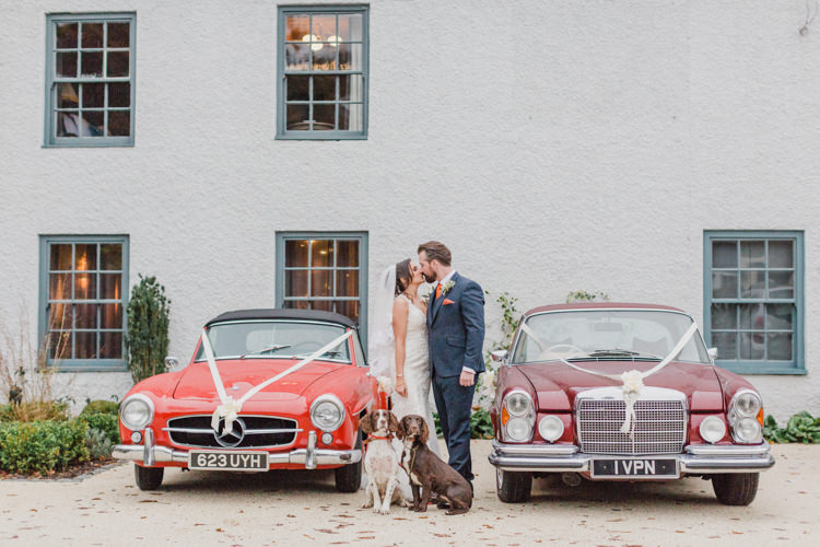 Classic Cars Transport Dog Pets Whimsical Elegant Classic Wedding http://katymelling.com/