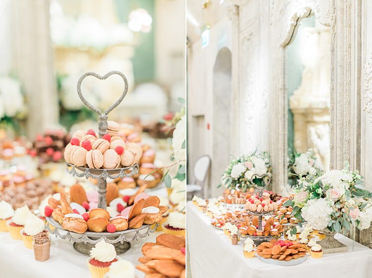 Dessert Cake Table Treats Whimsical Elegant Classic Wedding http://katymelling.com/