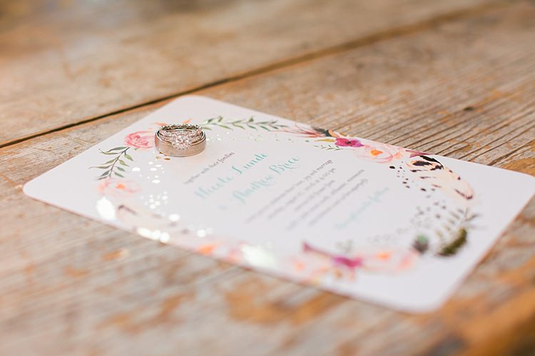 Floral Wedding Stationery Invitation Wedding Engagement Rings Flower Farm Outdoor Wedding Minnesota http://eileenkphoto.com/