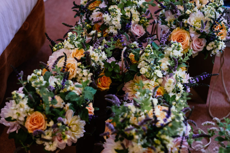 Fragrant Bouquet Mint Rose Lavender Relaxed Stylish Outdoor Wedding http://www.euanrobertsonweddings.com/