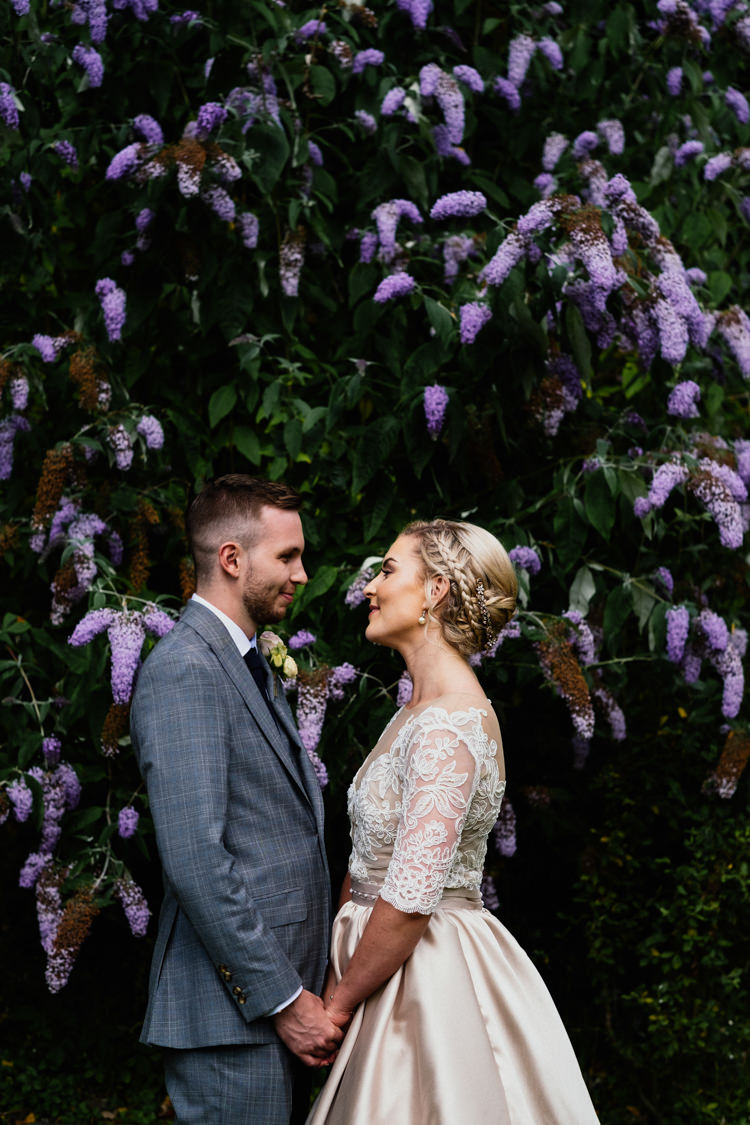 Anges Etoiles Bride Hackett Tweed Suit Relaxed Stylish Outdoor Wedding http://www.euanrobertsonweddings.com/