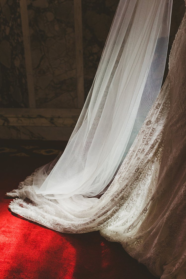 Veil Long Cathedral Bride Bridal Accessory Glamorous Gatsby City Hall Wedding http://www.emmakenny.com/