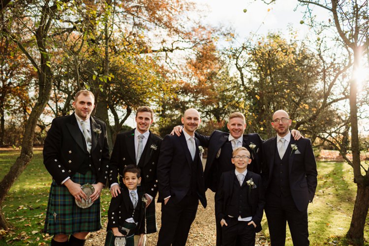 Groom Groomsmen Simple Rustic Cosy Winter Wedding http://aniaames.co.uk/