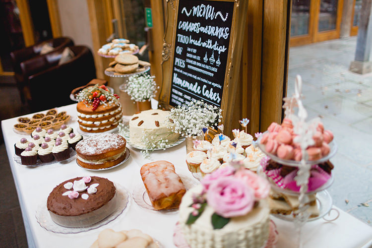 Cake Table Dessert Bake Off Stylish Soft Blush Wedding http://www.jemmakingphotography.co.uk/