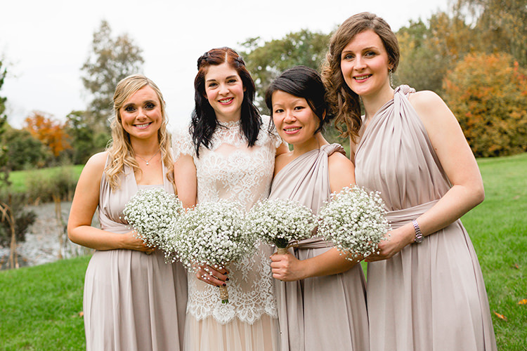 Multiway Bridesmaid Dresses Stylish Soft Blush Wedding http://www.jemmakingphotography.co.uk/