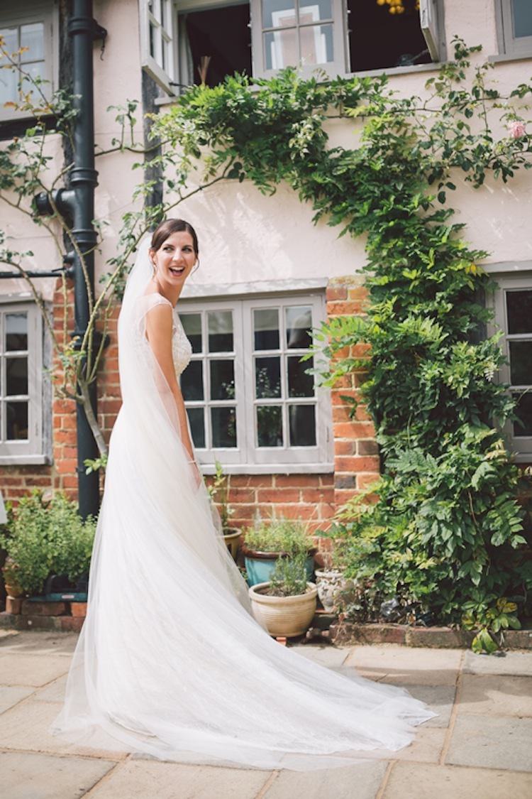 Sottero & Midgely Tulle Dress Bride Bridal Gown Light Pretty Summer Barn Wedding http://www.koweddings.com/