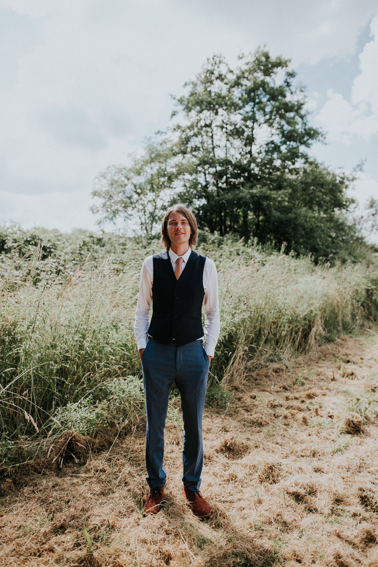 Waistcoat Chinos Desert Boots Groom Woodland Countryside Camp Wedding http://www.joannanicolephotography.com/