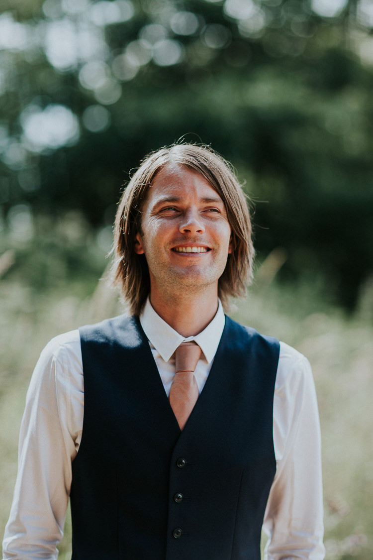 Blush Tie Groom Woodland Countryside Camp Wedding http://www.joannanicolephotography.com/