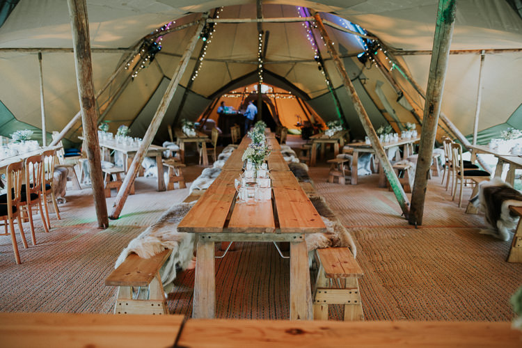 Rustic Tables Decor Woodland Countryside Camp Wedding http://www.joannanicolephotography.com/
