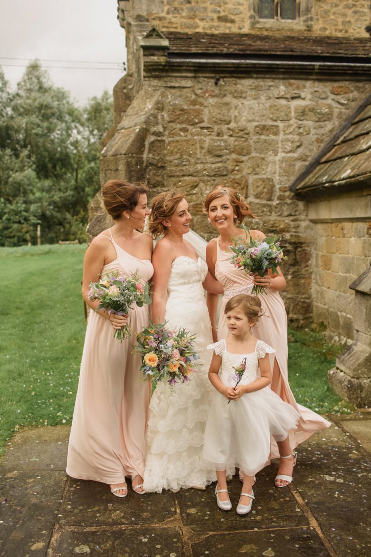 Long Blush Pink Bridesmaid Dresses Summer Country Pastels Wedding http://jesspetrie.com/
