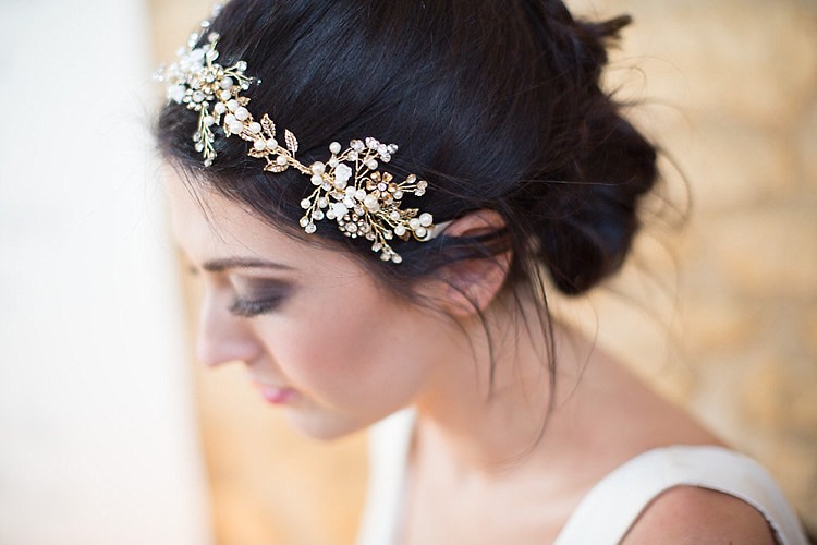 Hair Vine Band Bride Bridal Accessory Chic Secret Garden Wedding Ideas http://marysmithphotography.com/