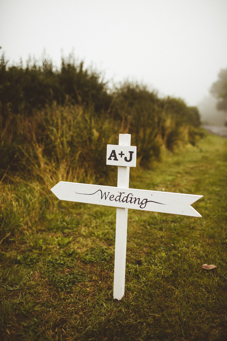 Sign Post Wooden Painted Powder Blue Country Rustic Charm Wedding https://photography34.co.uk/