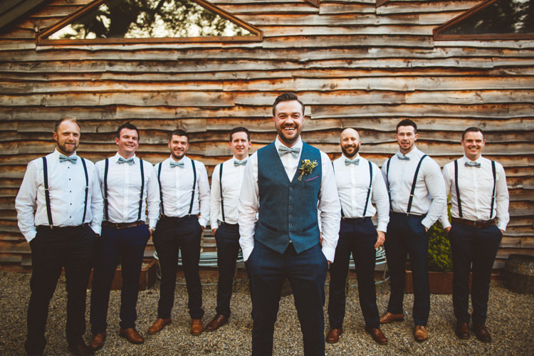 Waistcoat Bow Tie Braces Groom Groomsmen Style Outfit Powder Blue Country Rustic Charm Wedding https://photography34.co.uk/