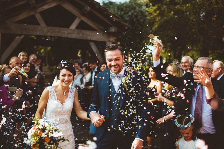 Confetti Throw Bride Groom Church Powder Blue Country Rustic Charm Wedding https://photography34.co.uk/