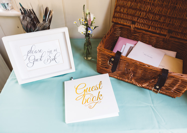 Guest Book Low Key Pastel Seaside Wedding http://holliecarlinphotography.com/