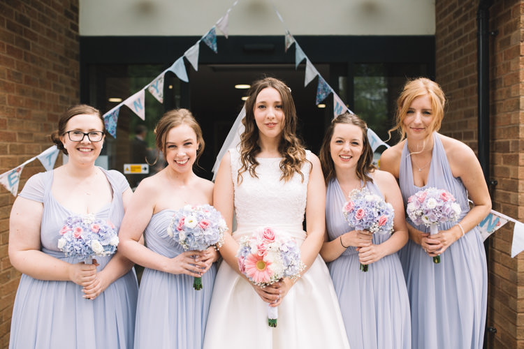 Pale Blue Bridesmaid Dresses Classic Summer Pastel Wedding http://www.catlaneweddings.com/