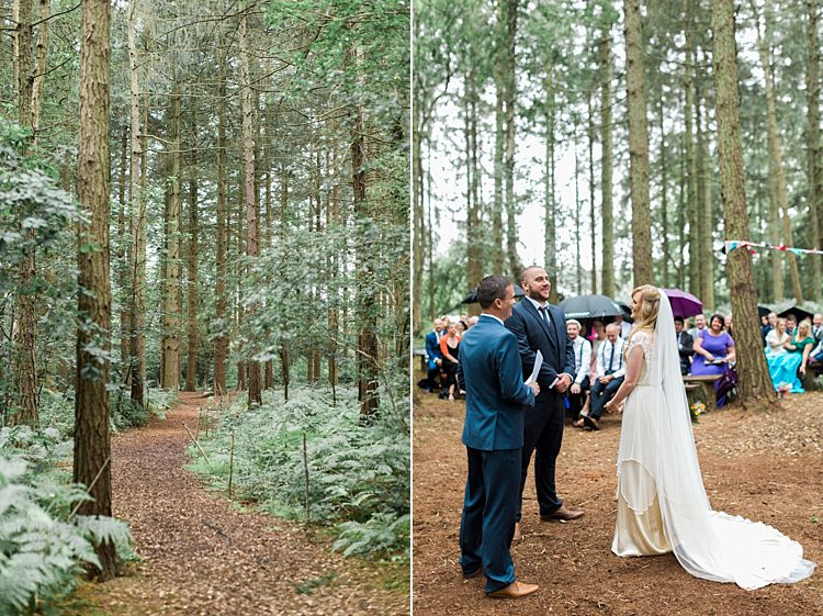 Beautiful Woodland Glade Wedding https://emilyhannah.com/