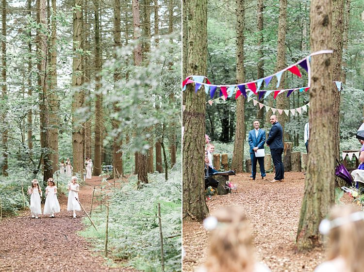 Beautiful Woodland Glade Wedding https://emilyhannah.com/