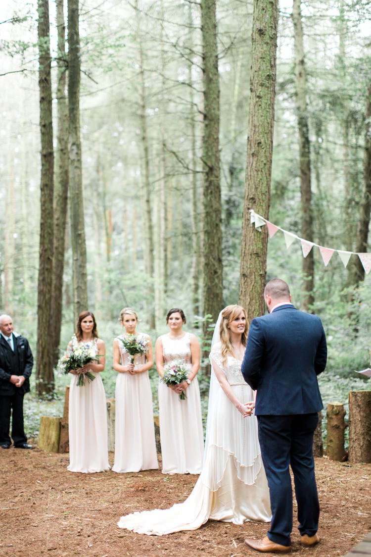 Camp Katur Outdoor Ceremony Yorkshire UK Beautiful Woodland Glade Wedding https://emilyhannah.com/