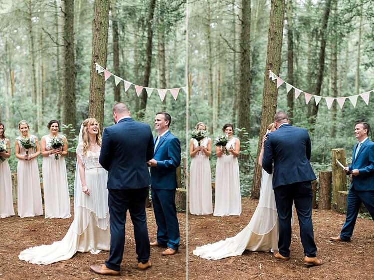 Beautiful Woodland Glade Wedding https://emilyhannah.com/