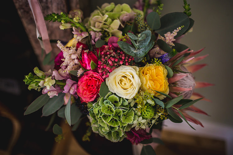 Bouquet Flowers Pastel Bride Bridesmaids Enchanted Fairy Garden Wedding http://lunaweddings.co.uk/