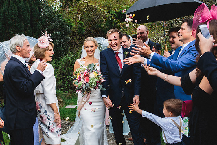 Confetti Throw Bride Groom Enchanted Fairy Garden Wedding http://lunaweddings.co.uk/