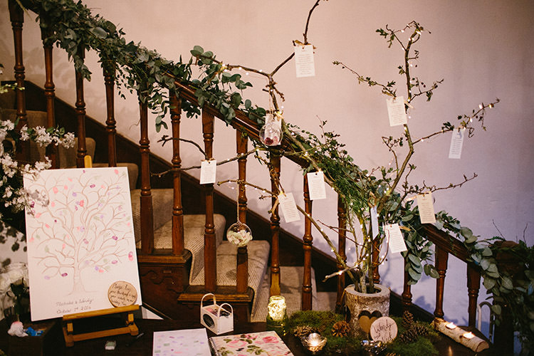 Tree Seating Plan Table Chart Candles Enchanted Fairy Garden Wedding http://lunaweddings.co.uk/