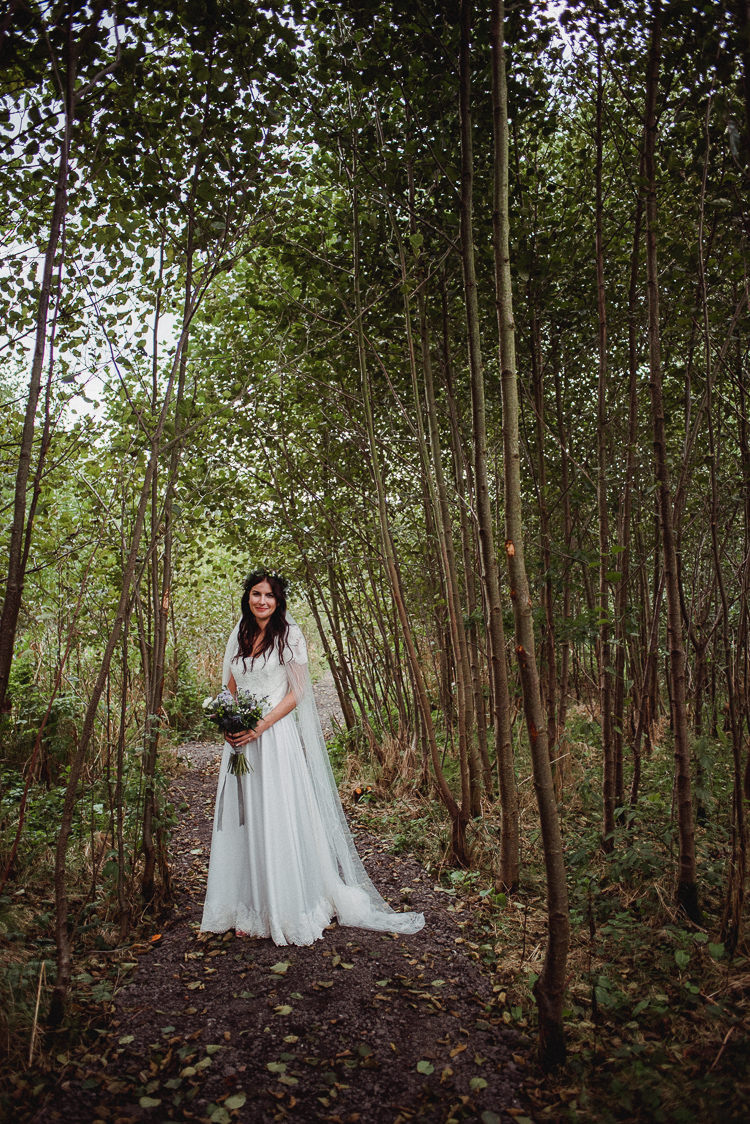 Lace Silk Gown Bride Bridal Veil Bohemian Festival Tipi Wedding http://esmemai.com/