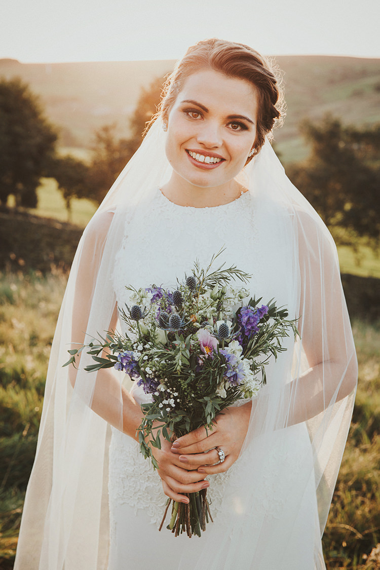 Bride Bridal Make Up Natural Beautiful Flowery Country Marquee Wedding http://www.maddiefarrisphotography.co.uk/