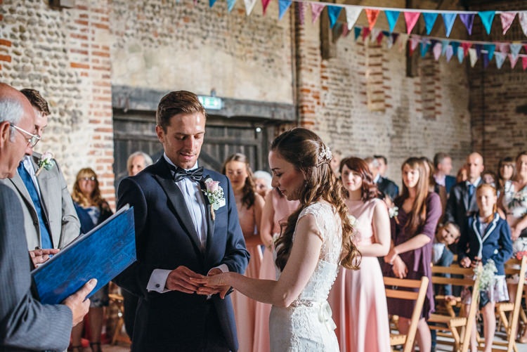 Gorgeous Home Made Pink Gold Barn Wedding http://www.bethmoseleyphotography.co.uk/