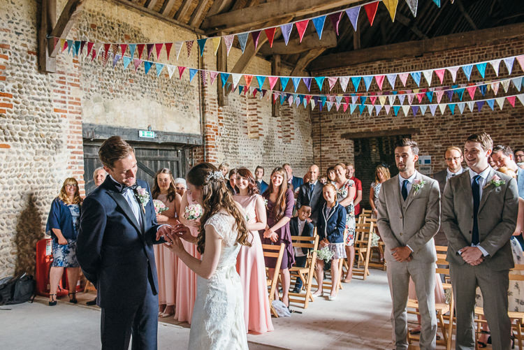 Gorgeous Home Made Pink Gold Barn Wedding http://www.bethmoseleyphotography.co.uk/