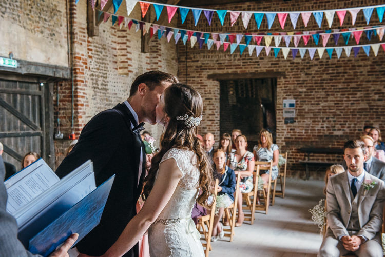 Gorgeous Home Made Pink Gold Barn Wedding http://www.bethmoseleyphotography.co.uk/