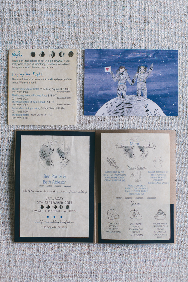Planetarium Space Frida Kahlo Colourful Wedding http://carohutchings.com/