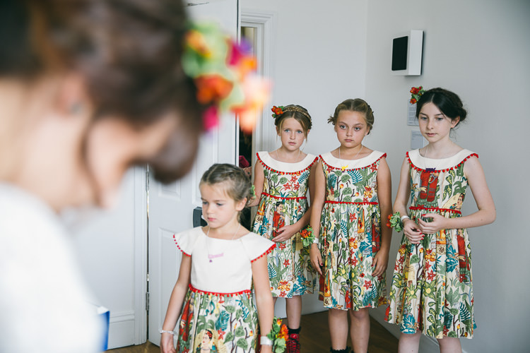 Planetarium Space Frida Kahlo Colourful Wedding http://carohutchings.com/