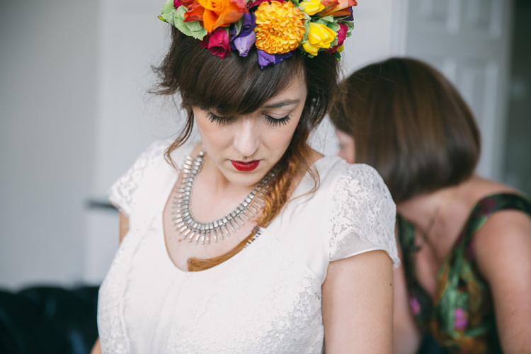 Planetarium Space Frida Kahlo Colourful Wedding http://carohutchings.com/