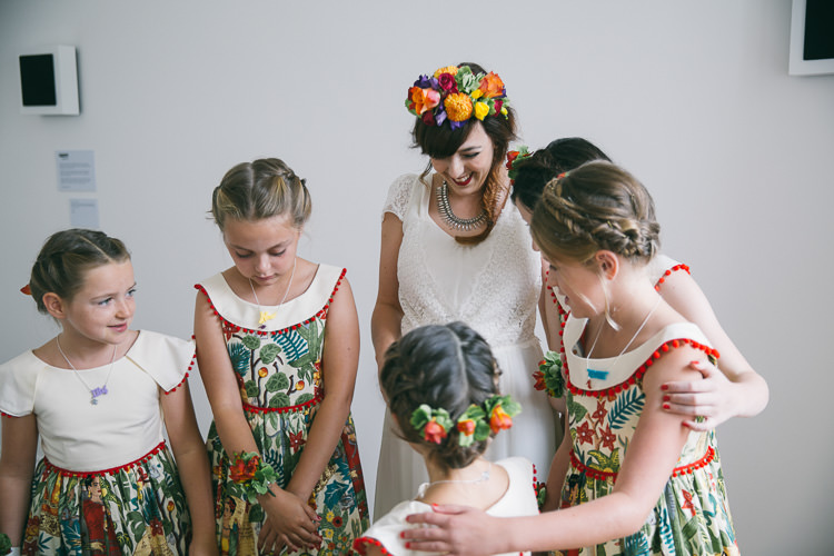 Planetarium Space Frida Kahlo Colourful Wedding http://carohutchings.com/