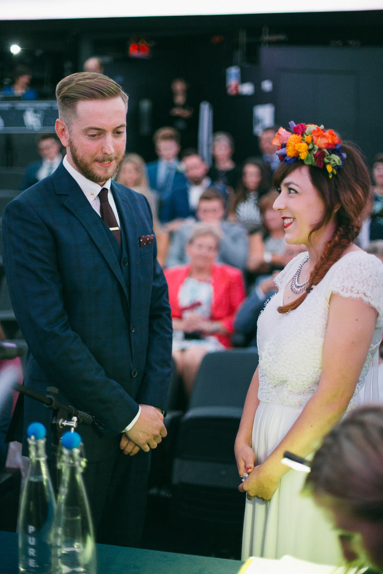 Planetarium Space Frida Kahlo Colourful Wedding http://carohutchings.com/