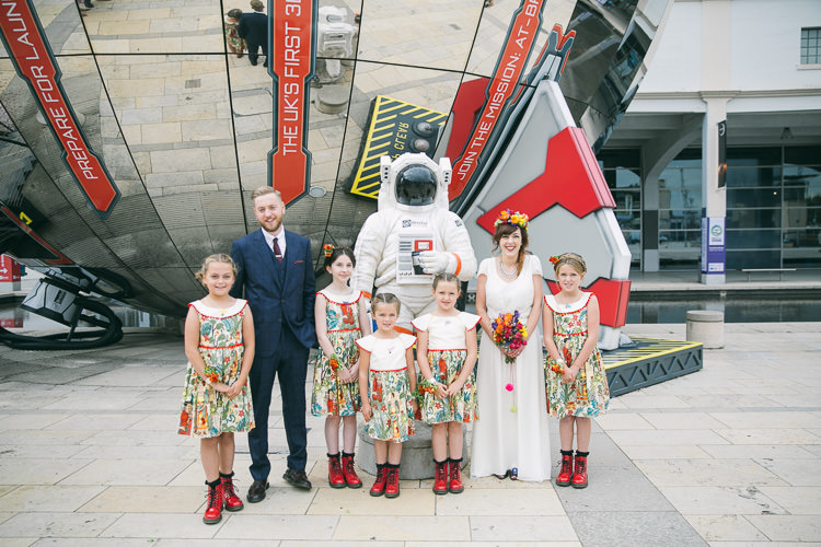 Planetarium Space Frida Kahlo Colourful Wedding http://carohutchings.com/